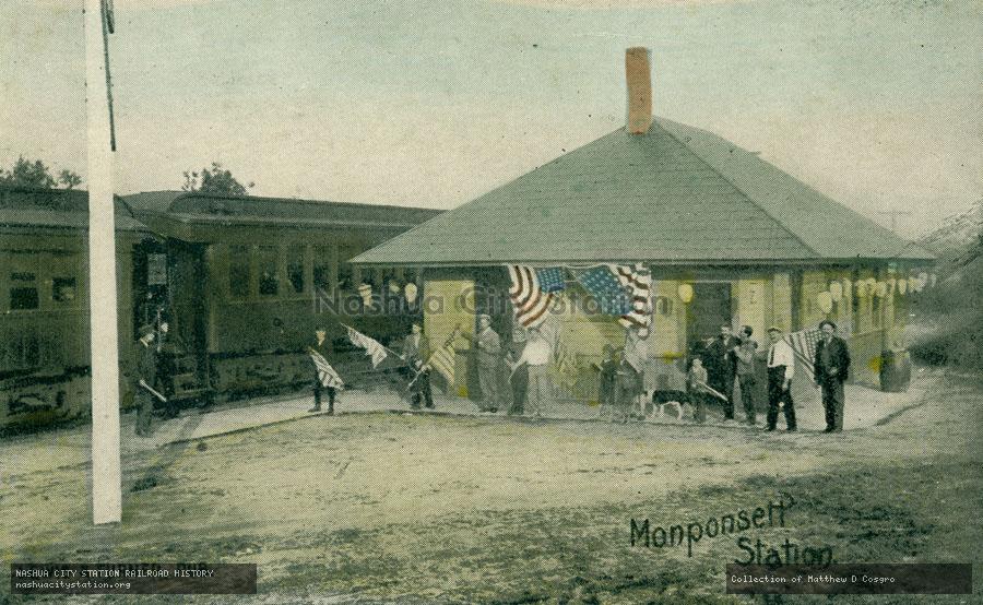 Postcard: Monponsett Station